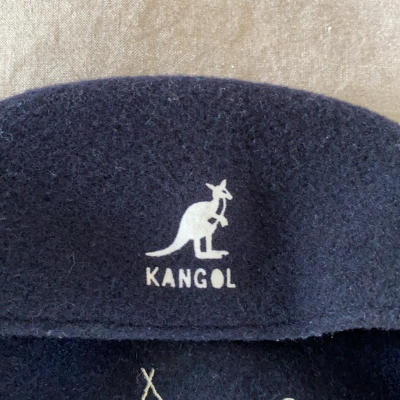 Navy Kangol 504 Woolf Cap - Picture 4 of 8
